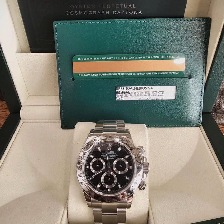 「案例式情境:勞力士 Daytona 116520|品牌與參考編號、機芯與走時、附件核對」文章封面圖片