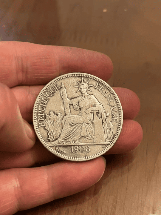 Two Older Silver Dollars — Legends, Weight and Diameter reference image for identification and condition review