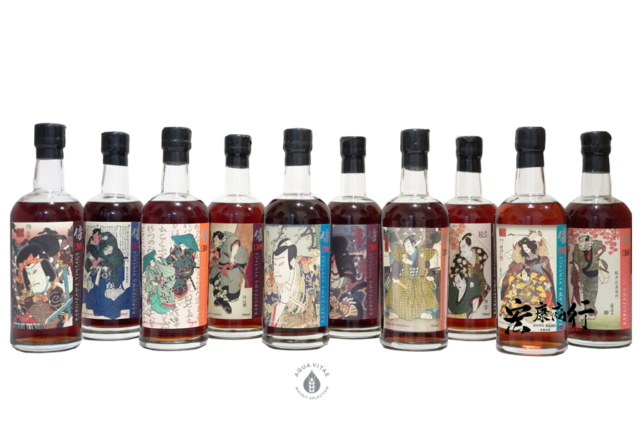 高價收購日本威士忌 專業回收輕井澤(KARUIZAWA)30年-侍系列