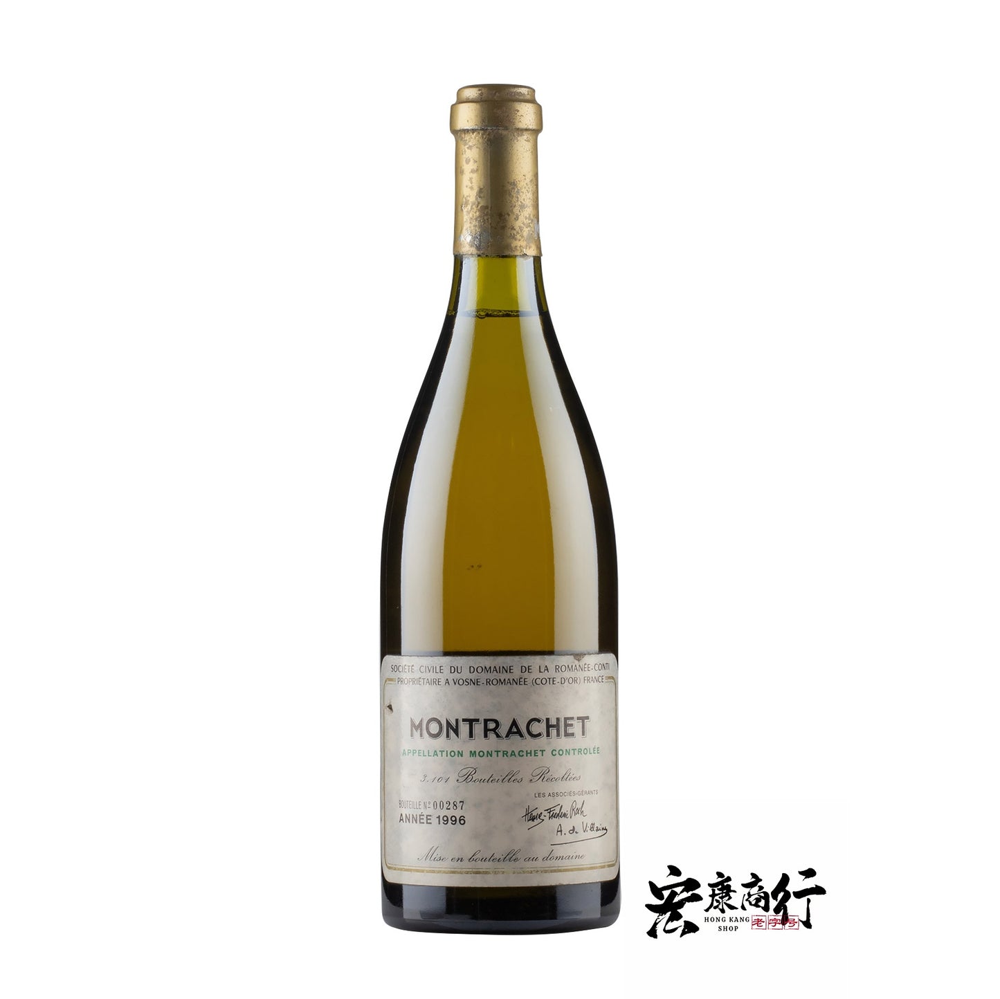 收藏級葡萄酒回收 | 長期回收 羅曼尼·康帝(蒙哈榭特級園)Montrachet 1996年葡萄酒