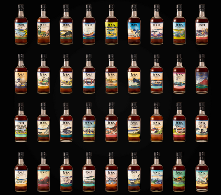 Karuizawa 36 Views of Mount Fuji Labels: Artwork, Cask and Accessories reference image for identification and condition