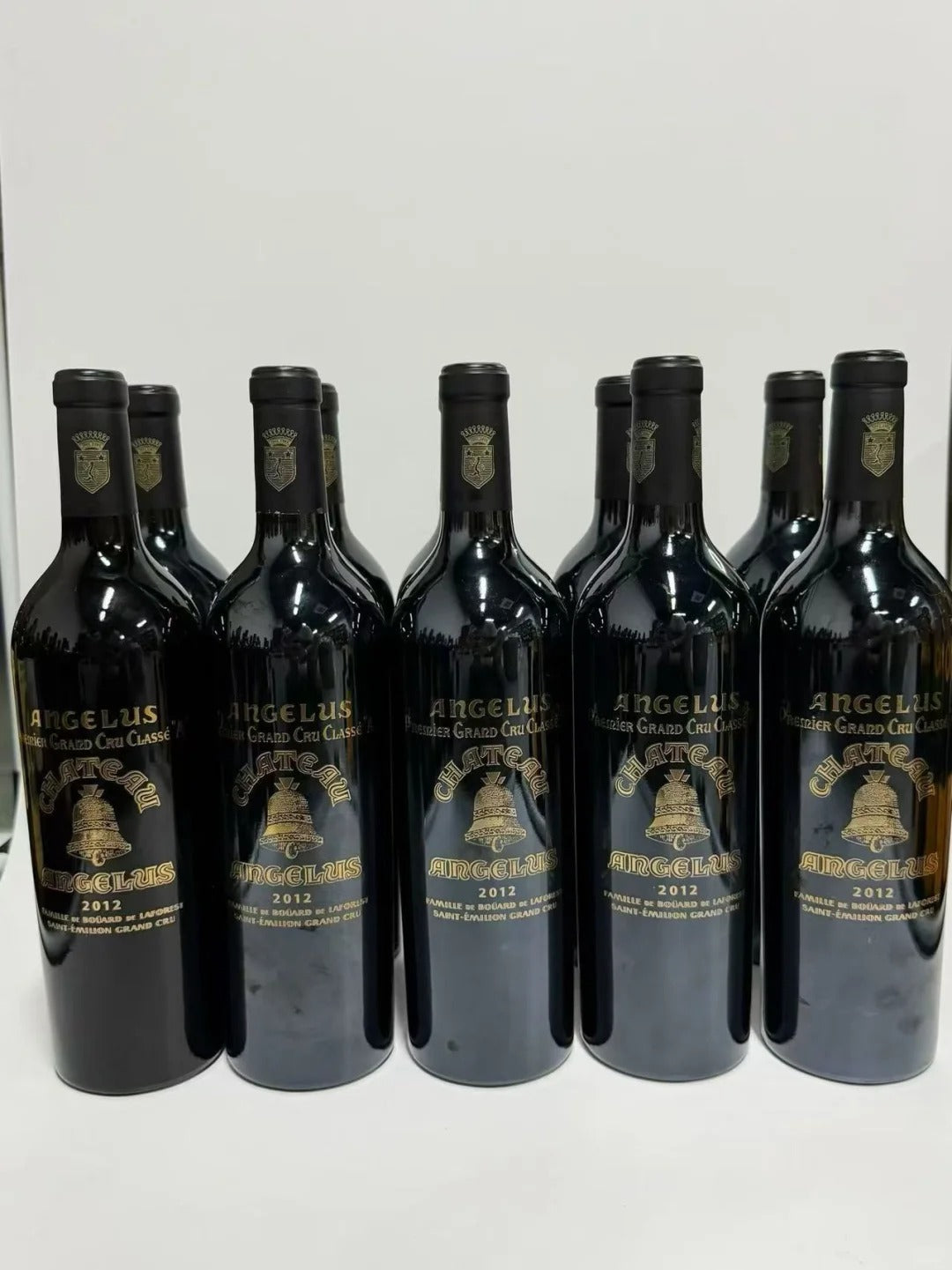 2012 Château Angélus Le Premier: Black Capsule and Raised Gold Lettering