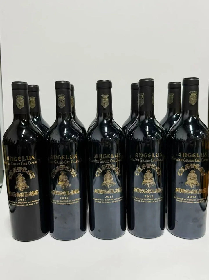 2012 Château Angélus Le Premier: Black Capsule and Raised Gold Lettering reference image for identification and condition