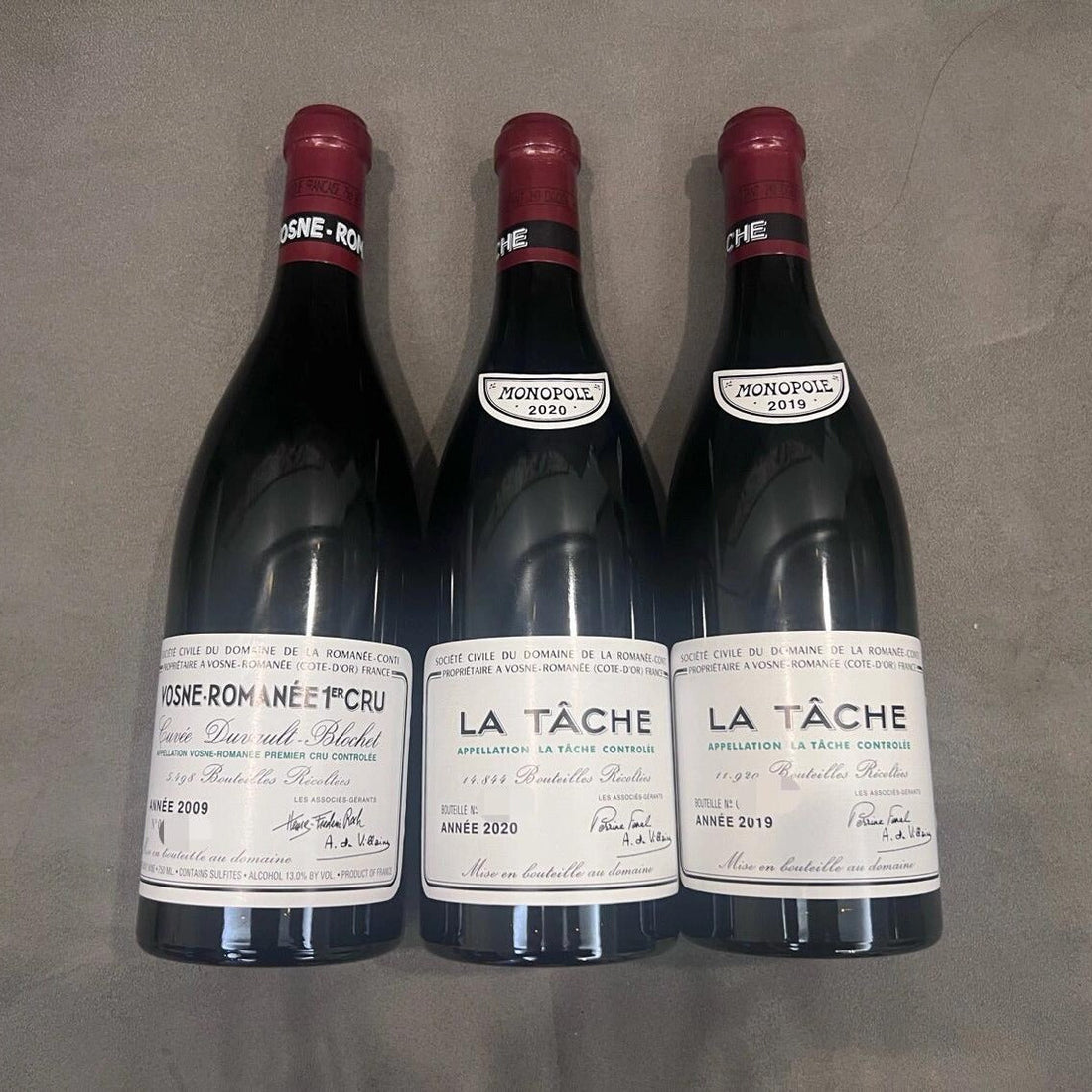 港島藏家酒櫃內DRC與拉菲名莊紅酒