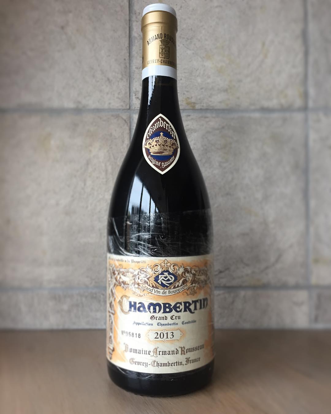 藏在酒窖深處的紅王爺：記一宗 Domaine Armand Rousseau Chambertin 2013 的真實回收故事