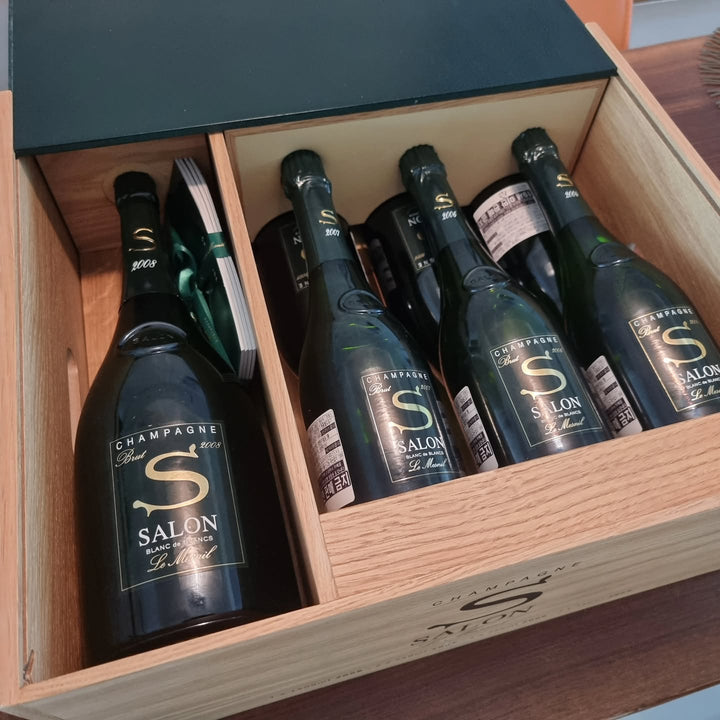 Salon沙龍年份香檳原木箱套裝