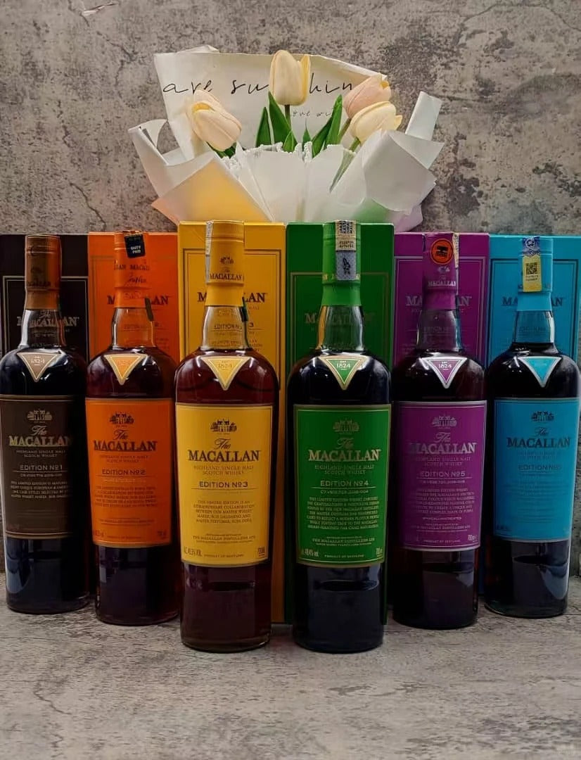 Macallan Edition No. 1–6: Bottling Details and Series Checklist reference image for identification and condition review