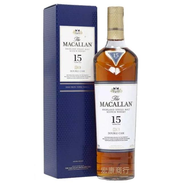 專業收購麥卡倫Macallan 15年雙桶 實拍圖｜宏康酒行香港回收