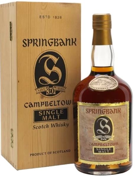 Springbank 30 Year Old Whisky