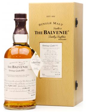 香港地區專業收購威士忌酒 上門回收百富（Balvenie）Vintage Cask 1972威士忌