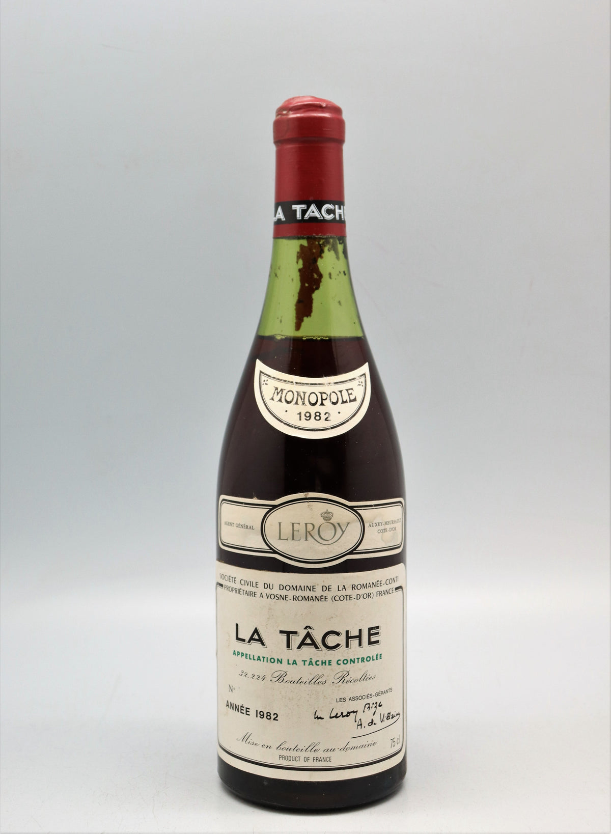DRC紅酒 回收拉塔希（La Tache）1982… 鑑定參考圖｜宏康酒行專業收購