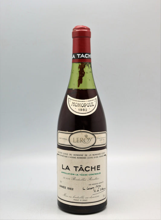 【宏康商行】高價收購DRC紅酒  回收拉塔希（La Tache）1982系列紅酒