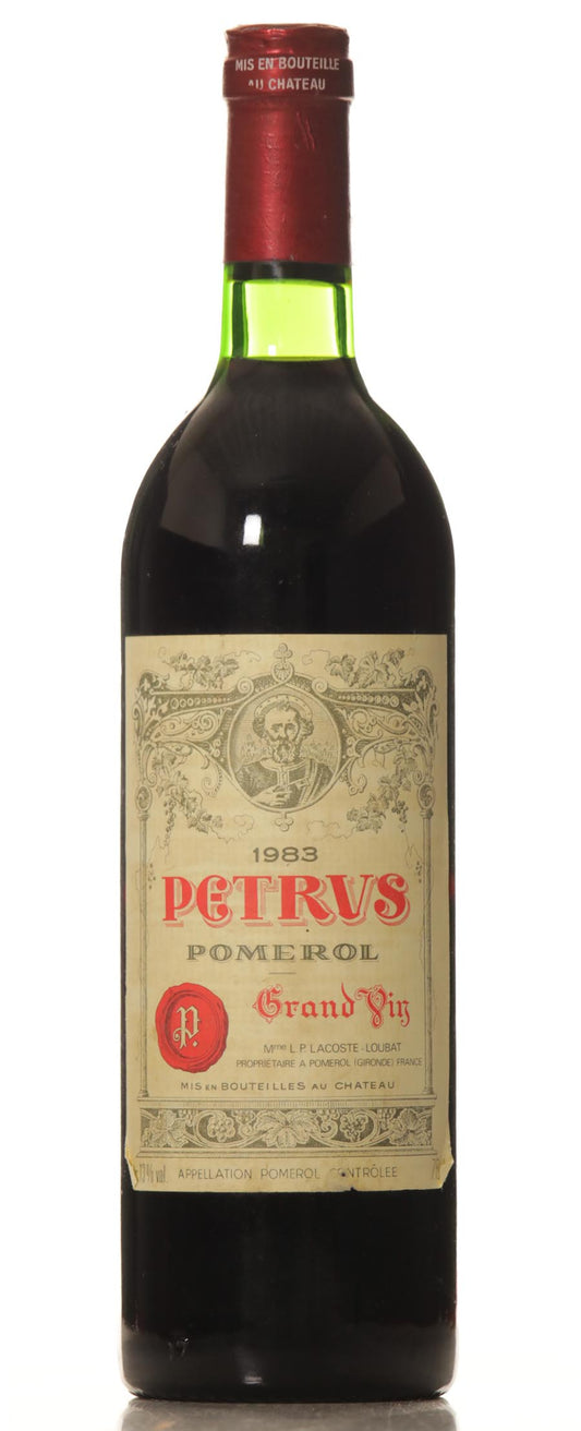 【宏康商行】高價收購紅酒  回收帕圖斯Château Pétrus 1983 系列紅酒