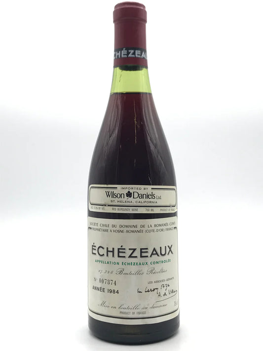 香港收酒網 高價收購DRC系列紅酒 回收依瑟索（Echezeaux）1984 系列紅酒