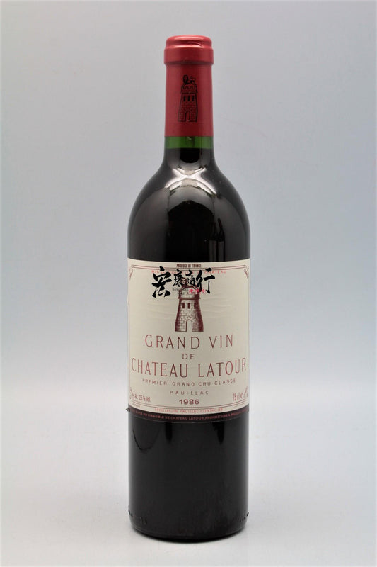 現金上門回收紅酒  收購拉圖Chateau Latour Pauillac 1er Cru 1986 系列紅酒