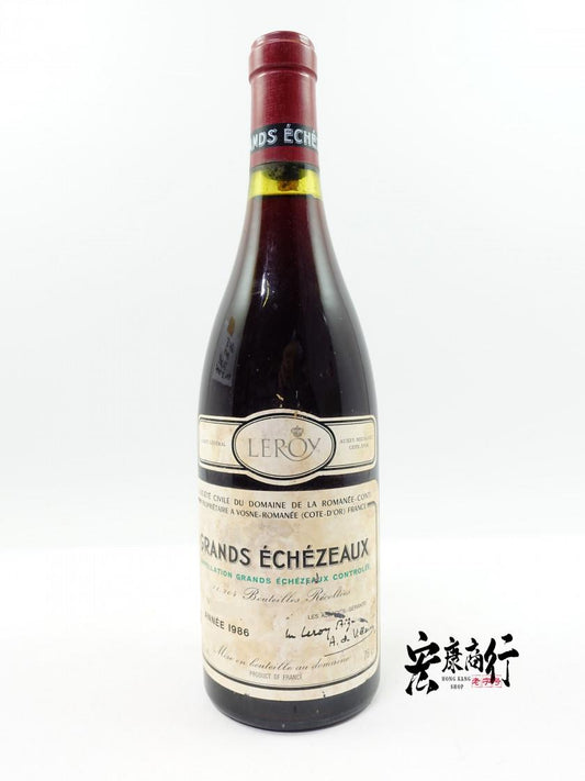 太子地區專業收購紅酒  回收大依瑟索（Grands Echezeaux）1986 系列紅酒