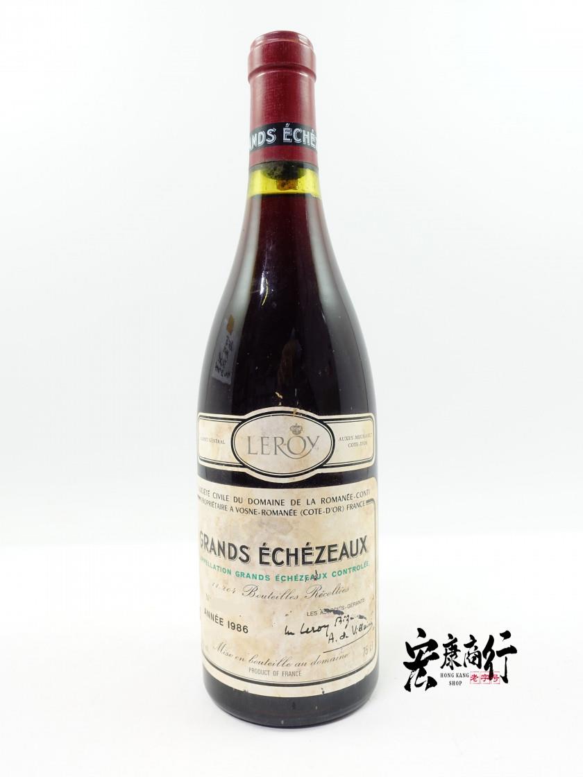 專業收購紅酒 回收大依瑟索（Grands Eche… 瓶身正面照｜宏康酒行回收參考