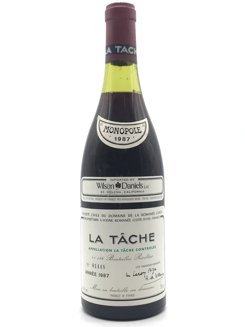 宏康酒行收購DRC紅酒 回收拉塔希（La Tache）1987… - 高清細節圖