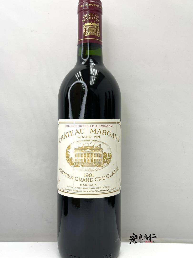 瑪歌（Margaux）1991 系列紅酒 包裝細節｜宏康酒行誠信收購