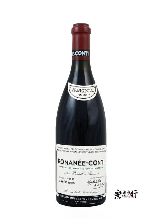 【宏康商行】專業回收紅酒  高價收購羅曼尼·康帝（Romanee-Conti）1993 系列紅酒