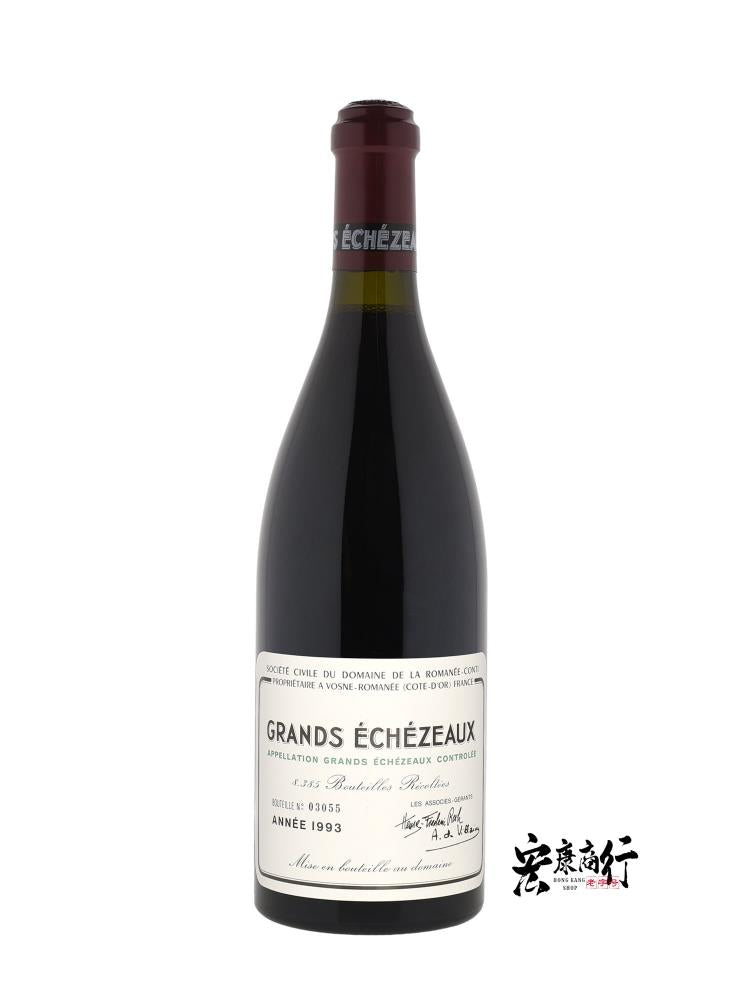 大依瑟索（Grands Echezeaux） 199… 瓶身正面照｜宏康酒行回收參考