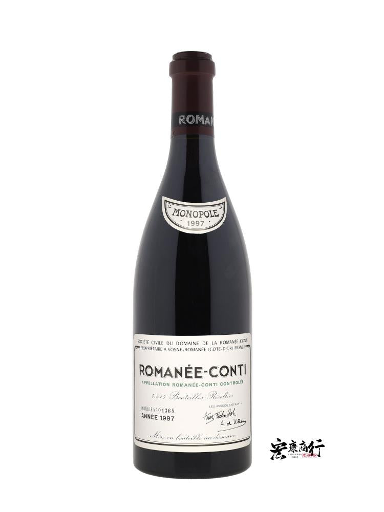 羅曼尼·康帝（Romanee-Conti）1997 … 瓶身正面照｜宏康酒行回收參考