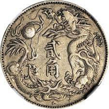 Great Qing Silver Coin 20 Cents