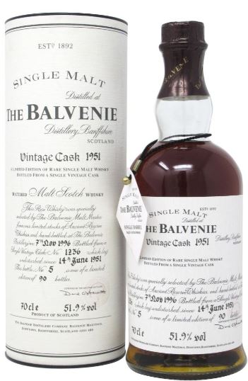 威士忌酒 百富（Balvenie）Vintage C… 包裝細節｜宏康酒行誠信收購