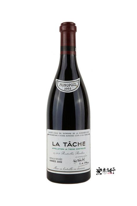 回收DRC 系列紅酒 收購拉塔希（La Tache） 2002 系列紅酒-宏康商行上門高價回收