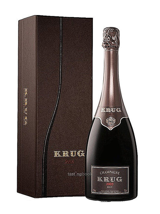 【宏康商行收酒網】香港酒類回收行：Krug 庫克2003年份香檳上門回收 - 香港十八區現金上門回收香檳