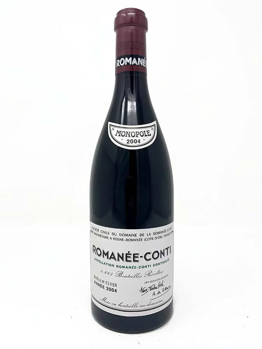 九龍新界地區上門回收紅酒  收購羅曼尼·康帝（Romanee-Conti） 2004 系列紅酒