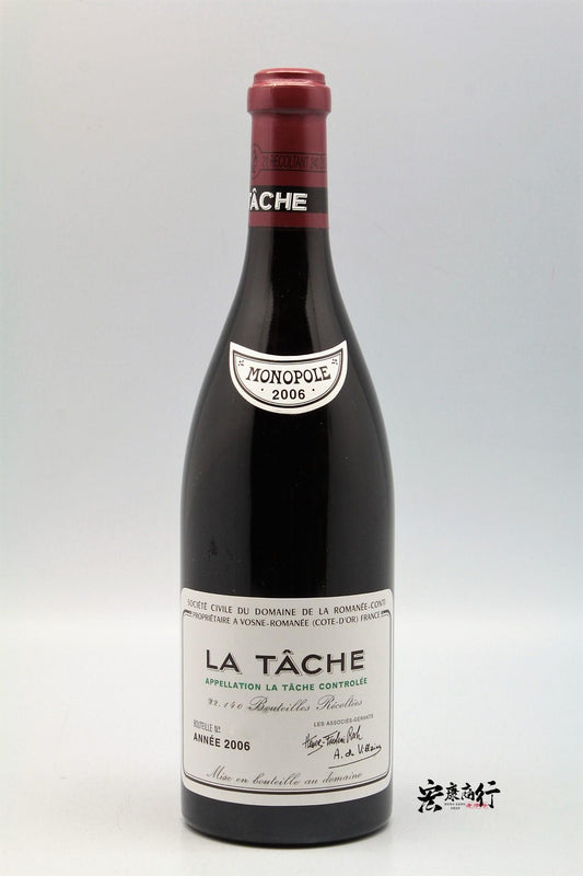高價收購DRC系列紅酒|回收拉塔希（La Tache）2006系列紅酒