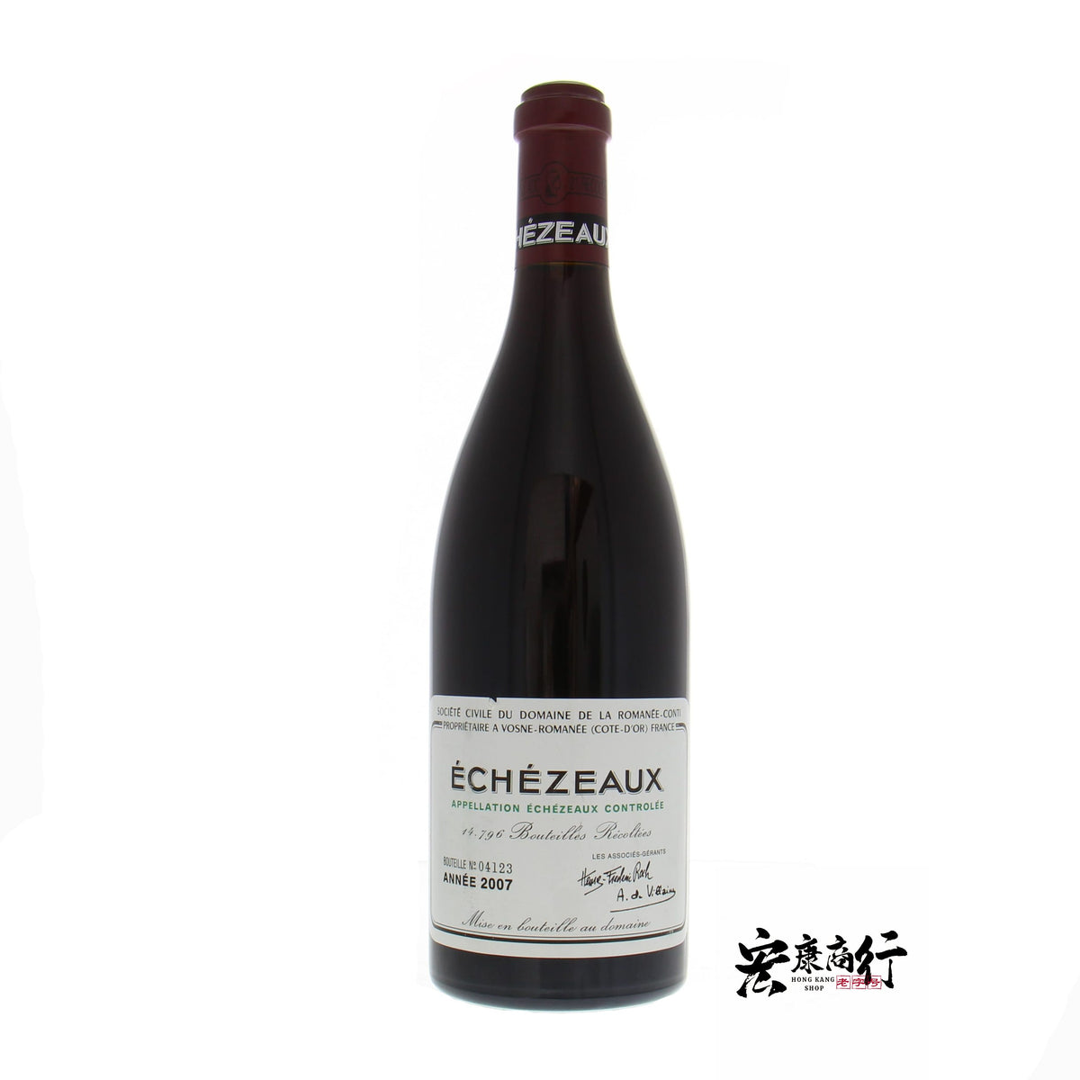 DRC系列紅酒 回收依瑟索（Echezeaux）20… 包裝細節｜宏康酒行誠信收購