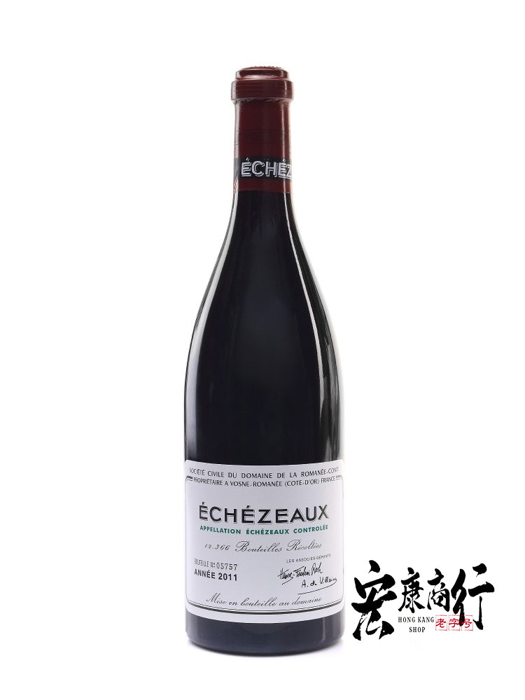 DRC系列紅酒 回收依瑟索（Echezeaux）20… 瓶身正面照｜宏康酒行回收參考