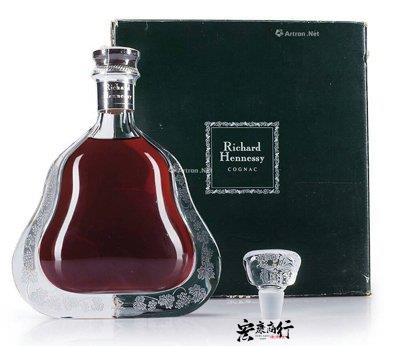 專業收購洋酒 高價回收軒尼詩（Hennessy）RICHARD EXTRA (水晶 綠盒版)