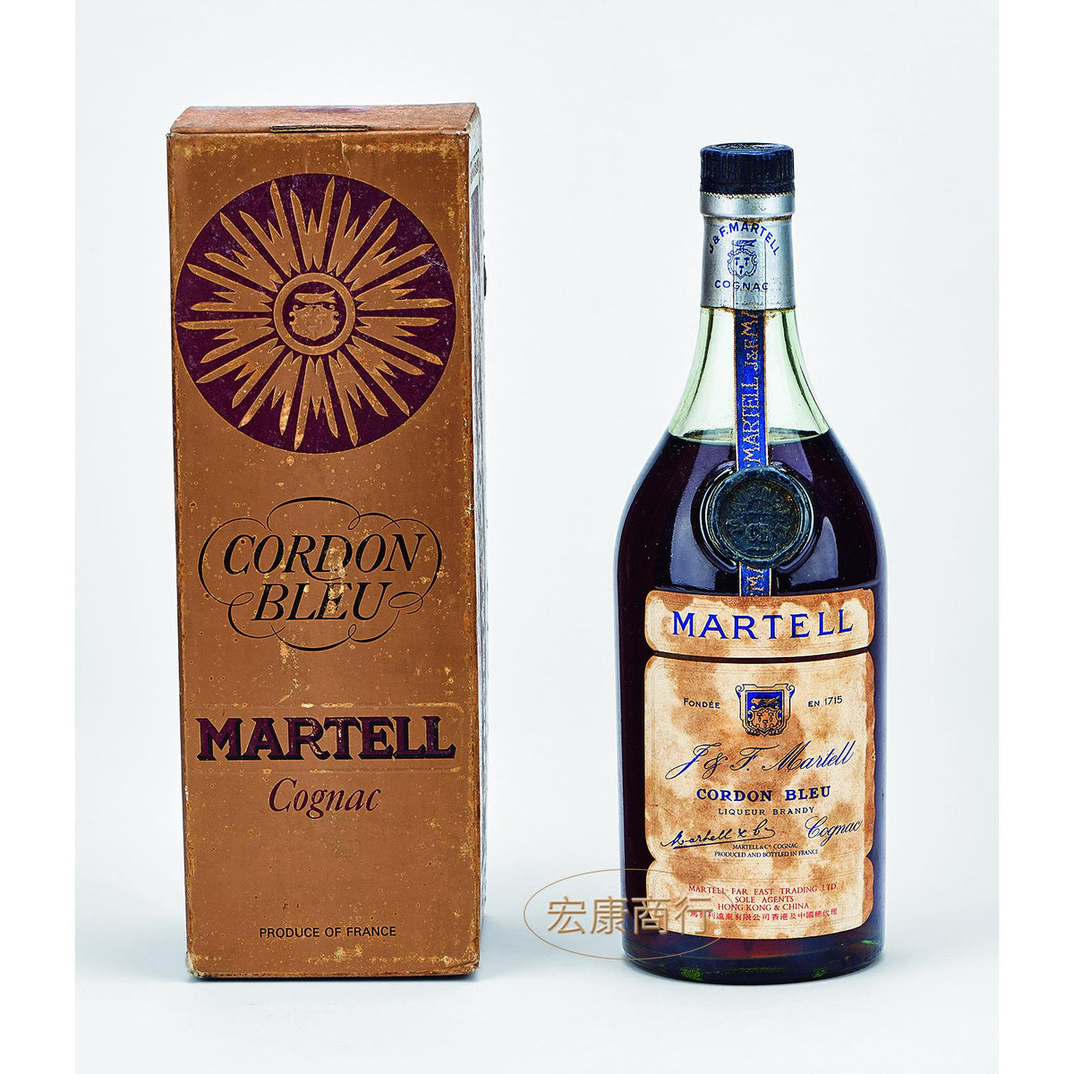 馬爹利藍帶紅太陽 Martell Cordon Bl… 鑑定參考圖｜宏康酒行專業收購