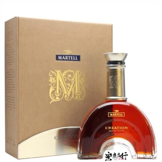 洋酒 馬爹利 (Martell)CREATION E… 瓶身正面照｜宏康酒行回收參考
