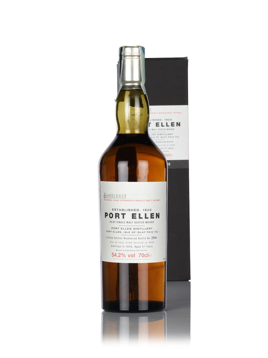 香港宏康商行專業回收世界威士忌酒 高價收購波特艾倫(PORT ELLEN)Port Ellen-6th Annual Release-1978-27 year old