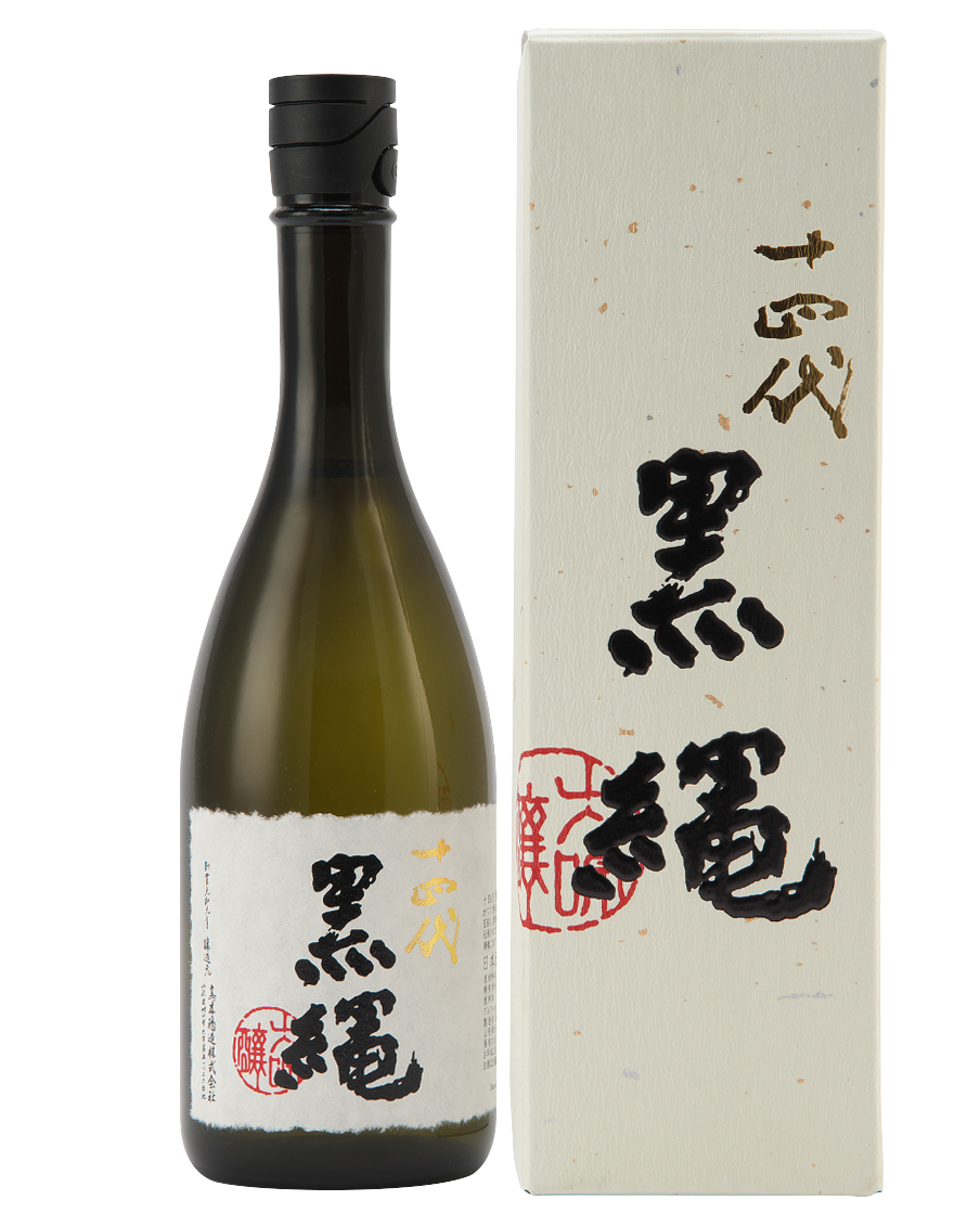 十四代黑繩大吟釀清酒 瓶身正面照｜宏康酒行回收參考