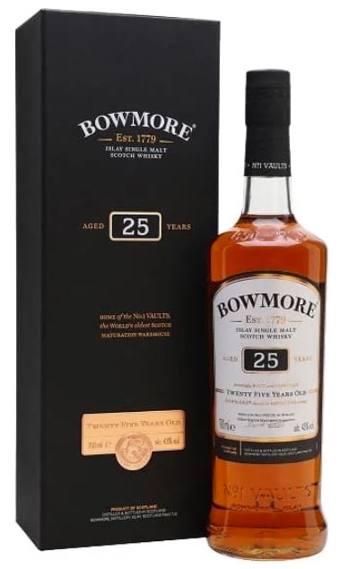 專業收購威士忌酒 香港十八區免費上門回收波摩（Bowmore）25年