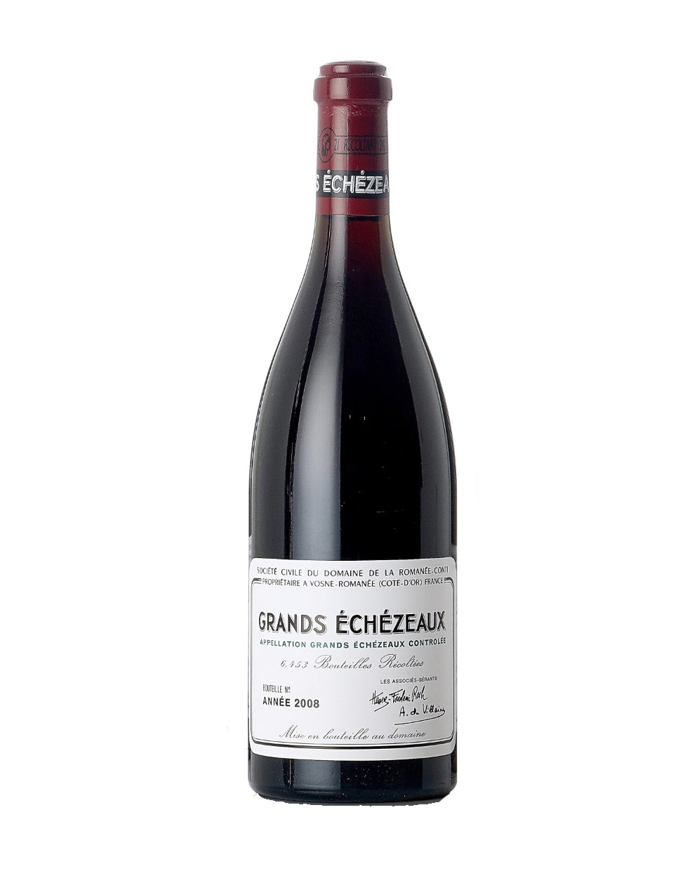 2008 Grands Echézeaux 大依瑟索紅酒 包裝細節｜宏康酒行誠信收購