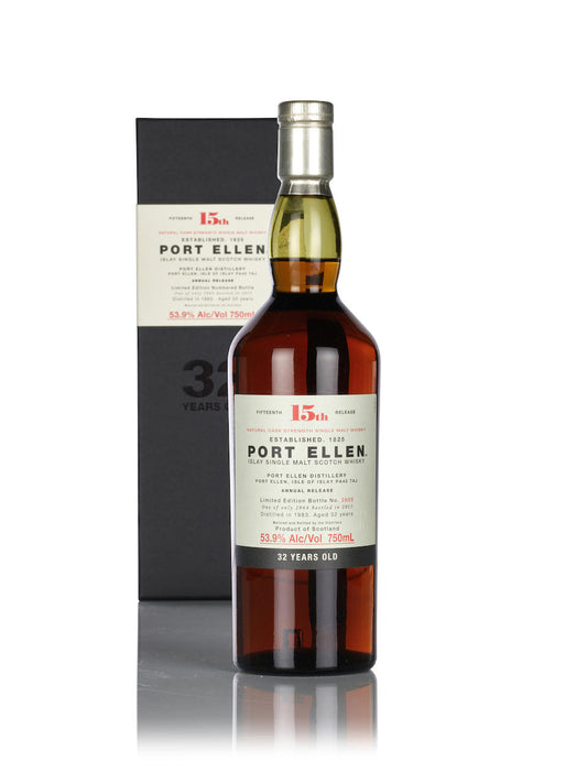 高價收購世界威士忌酒 專業回收波特艾倫 Port Ellen-15th Annual Release-1983-32 year old