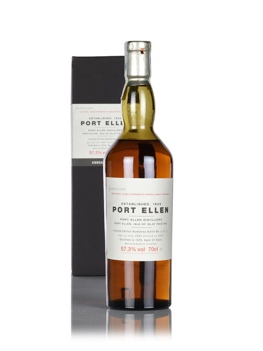 【香港威士忌收購公司】專業回收世界威士忌酒 高價收購波特艾倫(PORT ELLEN)Port Ellen-3rd Annual Release-1979-24 year old