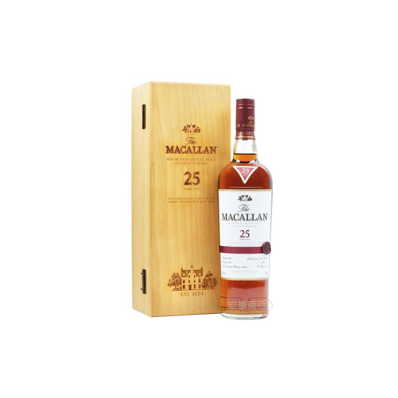 高價回收麥卡倫 Macallan 25年雪莉桶腰帶版