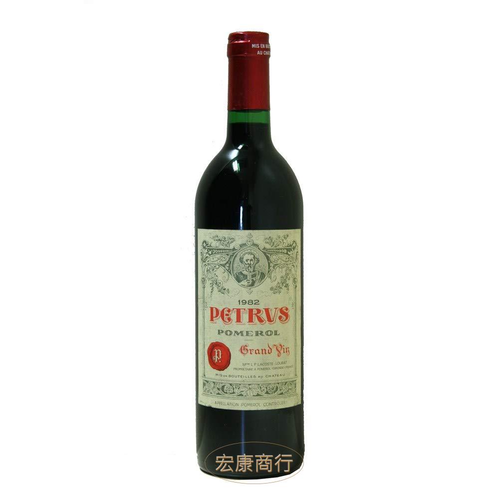 1982年帕圖斯Château Pétrus 瓶身正面照｜宏康酒行回收參考